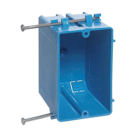 blue plastic electrical box connectors|home depot electrical box plastic.